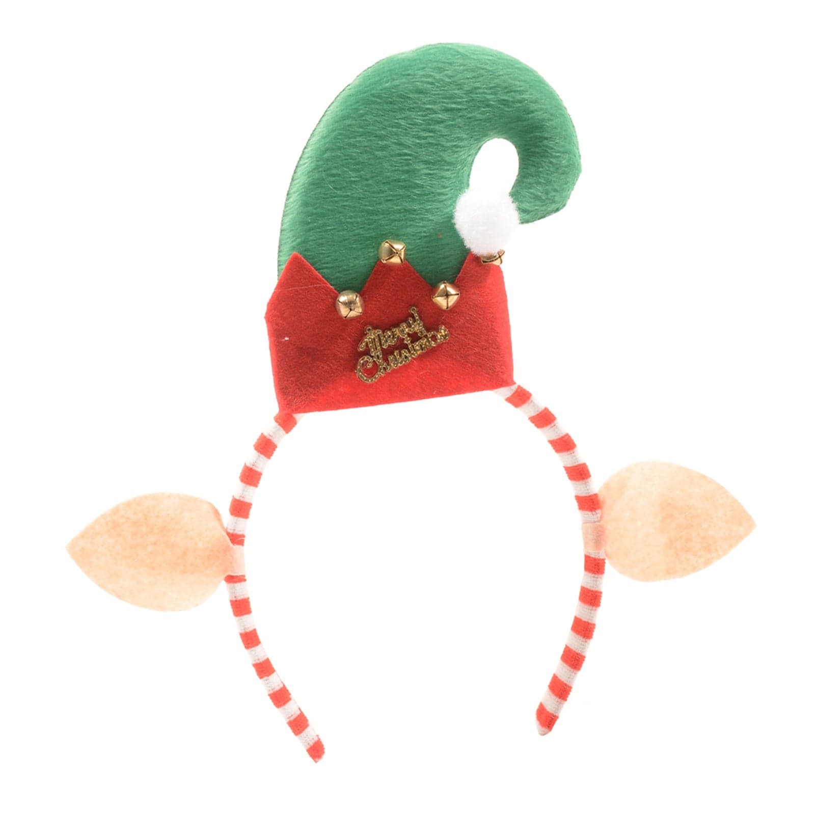 Frontina con cappello folletto per festività natalizie