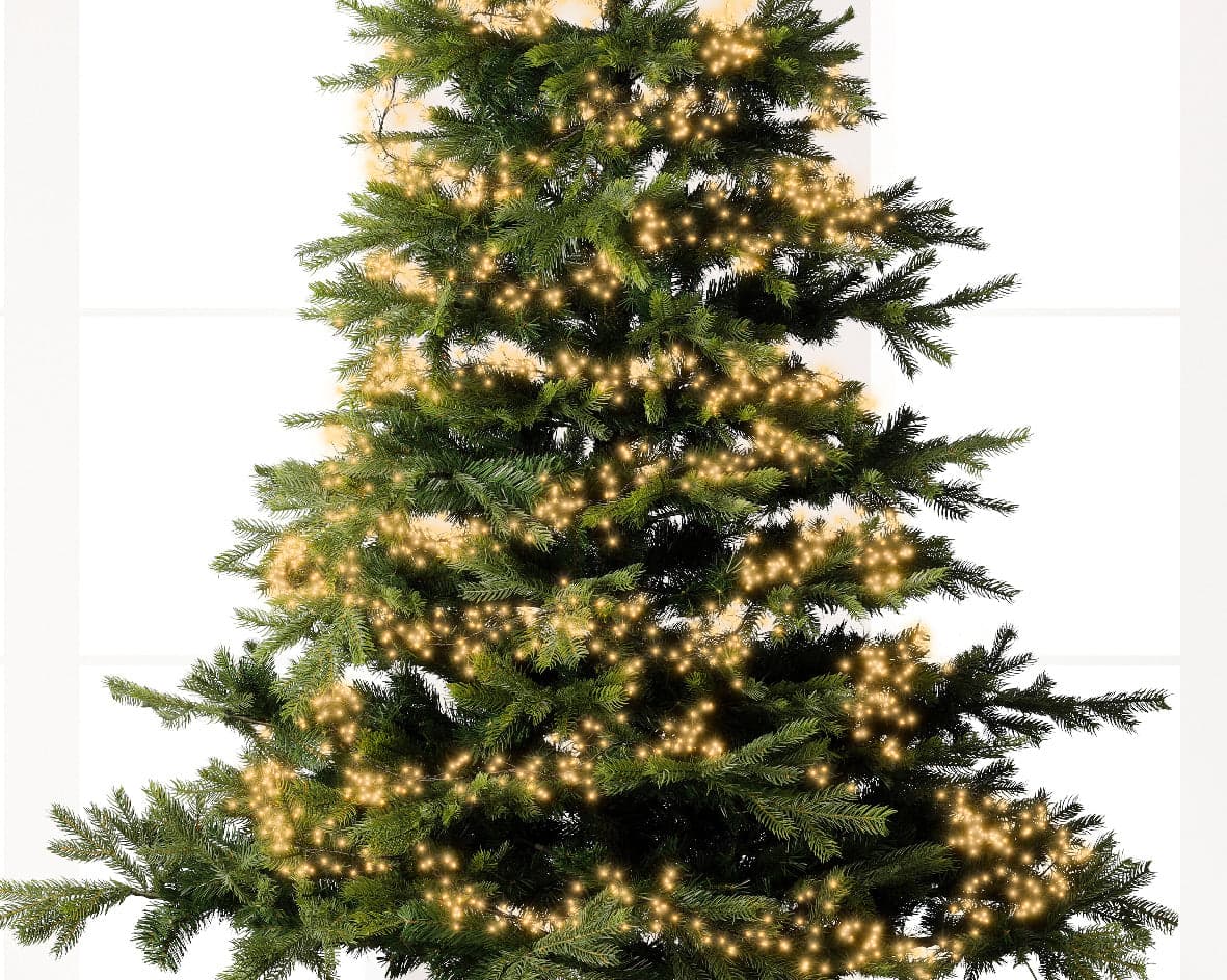 Catena luminosa a LED con 8 funzioni, effetto "Twinkle" da 300 cm, bianco caldo in Catene luminose per interni MagiediNatale.it - Altamura, commercioVirtuoso.it