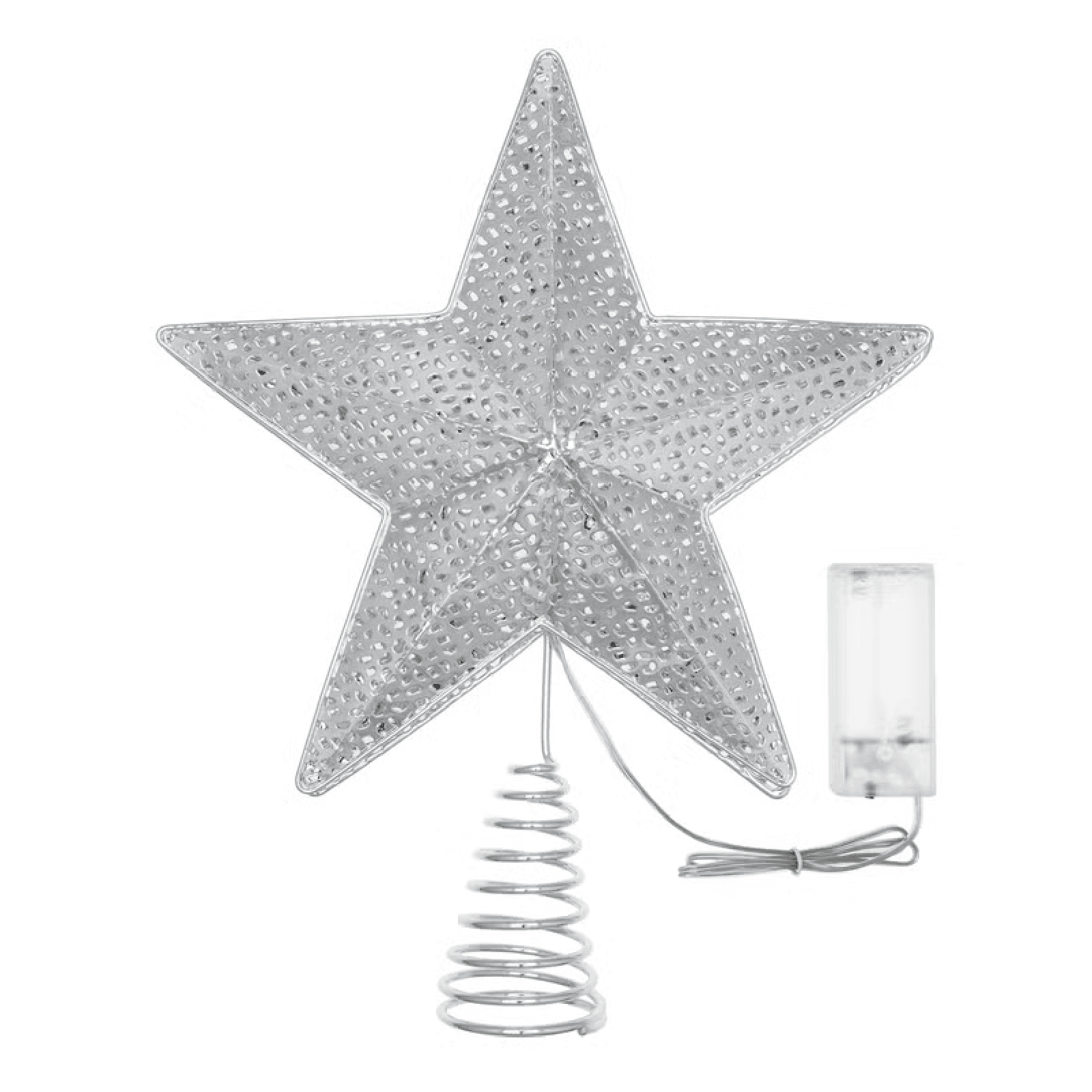 Puntale stella luminosa per albero di natale con led per decorazioni in Ghirlande e corone MagiediNatale.it - Altamura, commercioVirtuoso.it