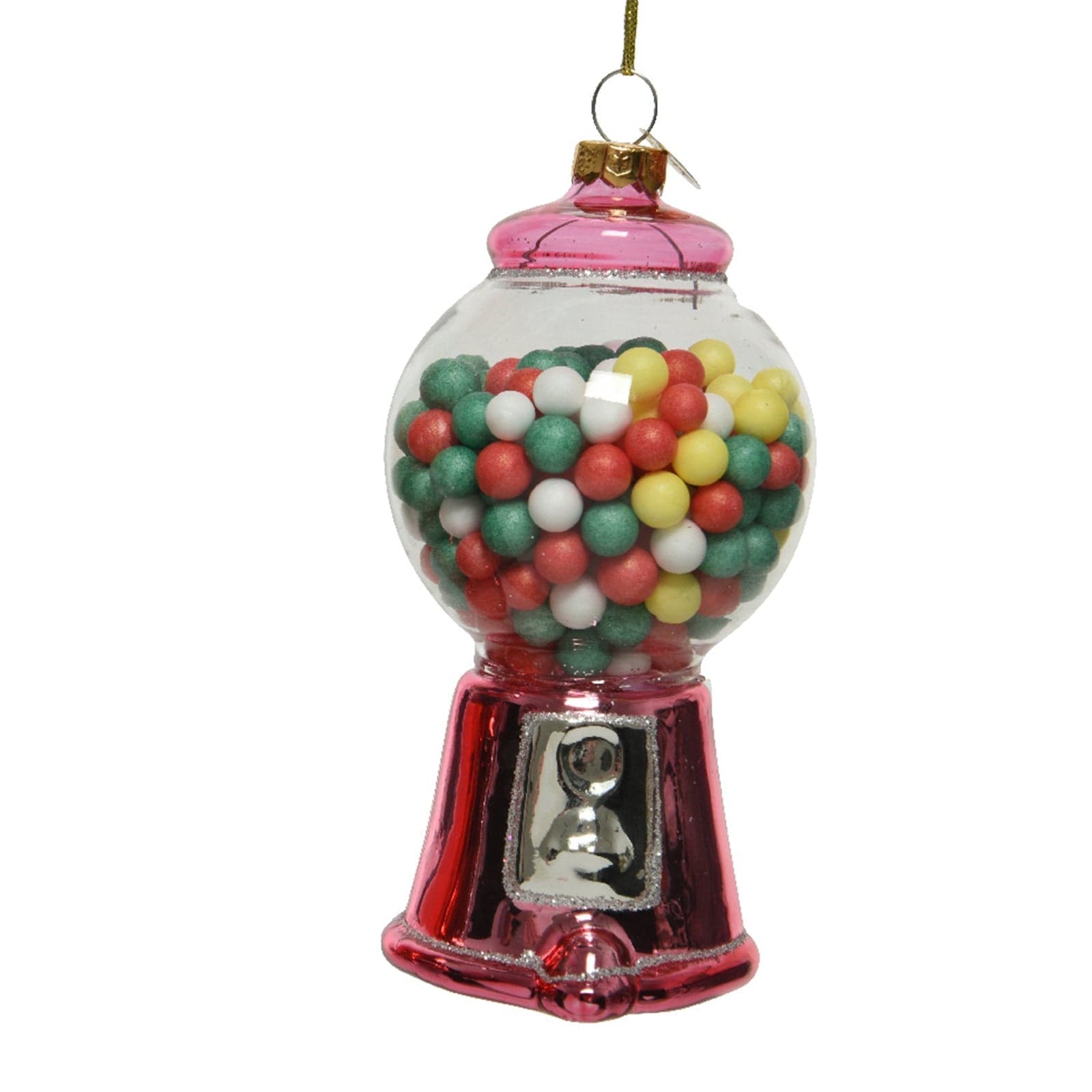 Pendaglio a forma di distributore di caramelle per albero decorazione natalizia da 10 cm in Palle e palline MagiediNatale.it - Altamura, commercioVirtuoso.it