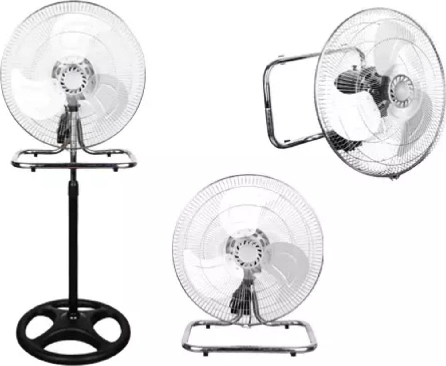 Ventilatore a piantana "Niklas" a parete e da tavolo con 3 velocità in Ventilatori a piantana Decor Space - Altamura, commercioVirtuoso.it