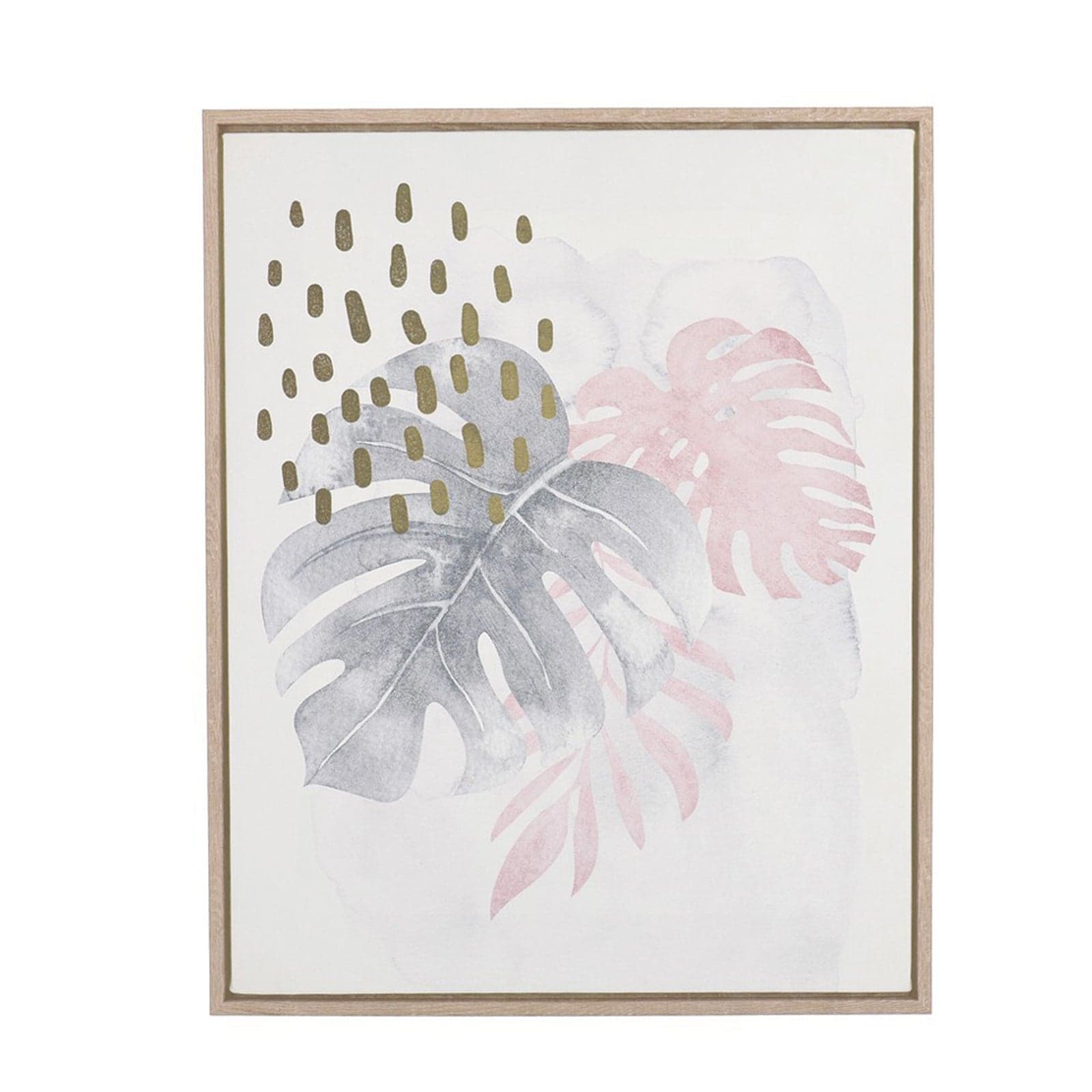 Stampa su tela foglie struttura in MDF per arredo casa in Poster e stampe Decor Space - Altamura, commercioVirtuoso.it