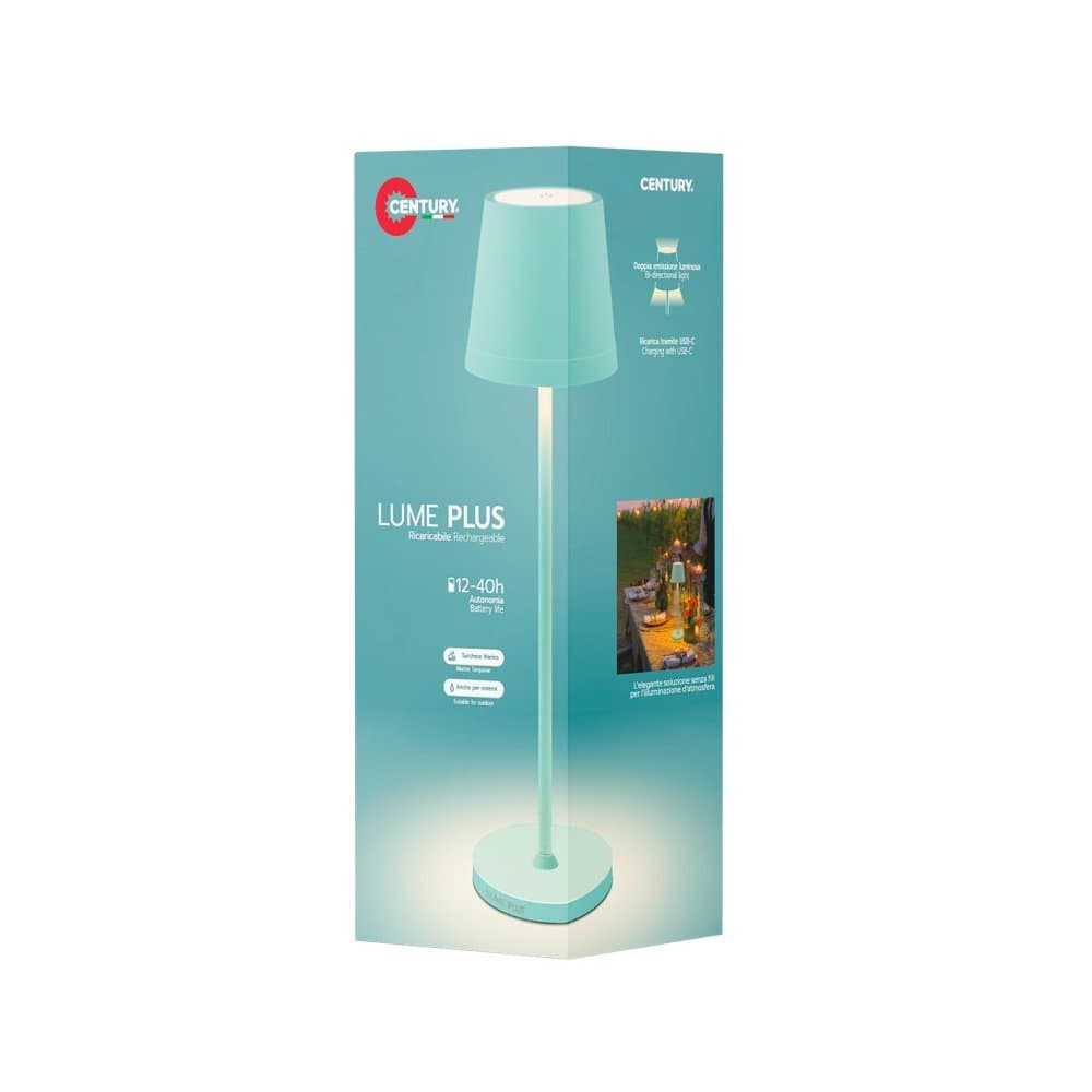 Lampada da tavolo "Lume" a led ricaricabile per arredo casa in Lanterne Decor Space - Altamura, commercioVirtuoso.it