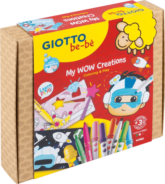 Giotto Bebè - My Wow Creations, Colori Assortiti, (F470400) - 3