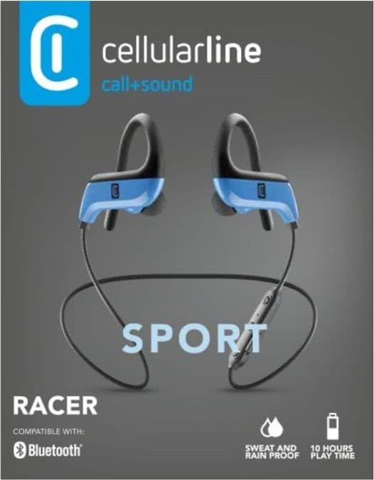 auricolari vivavoce bluetooth sportivo per  jogging blu - 3