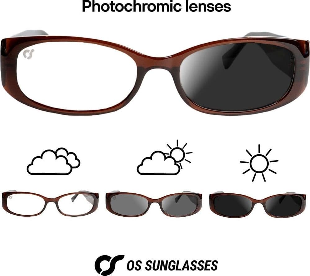 Occhiale os sunglasse Victoria Photochromic Brown - 3