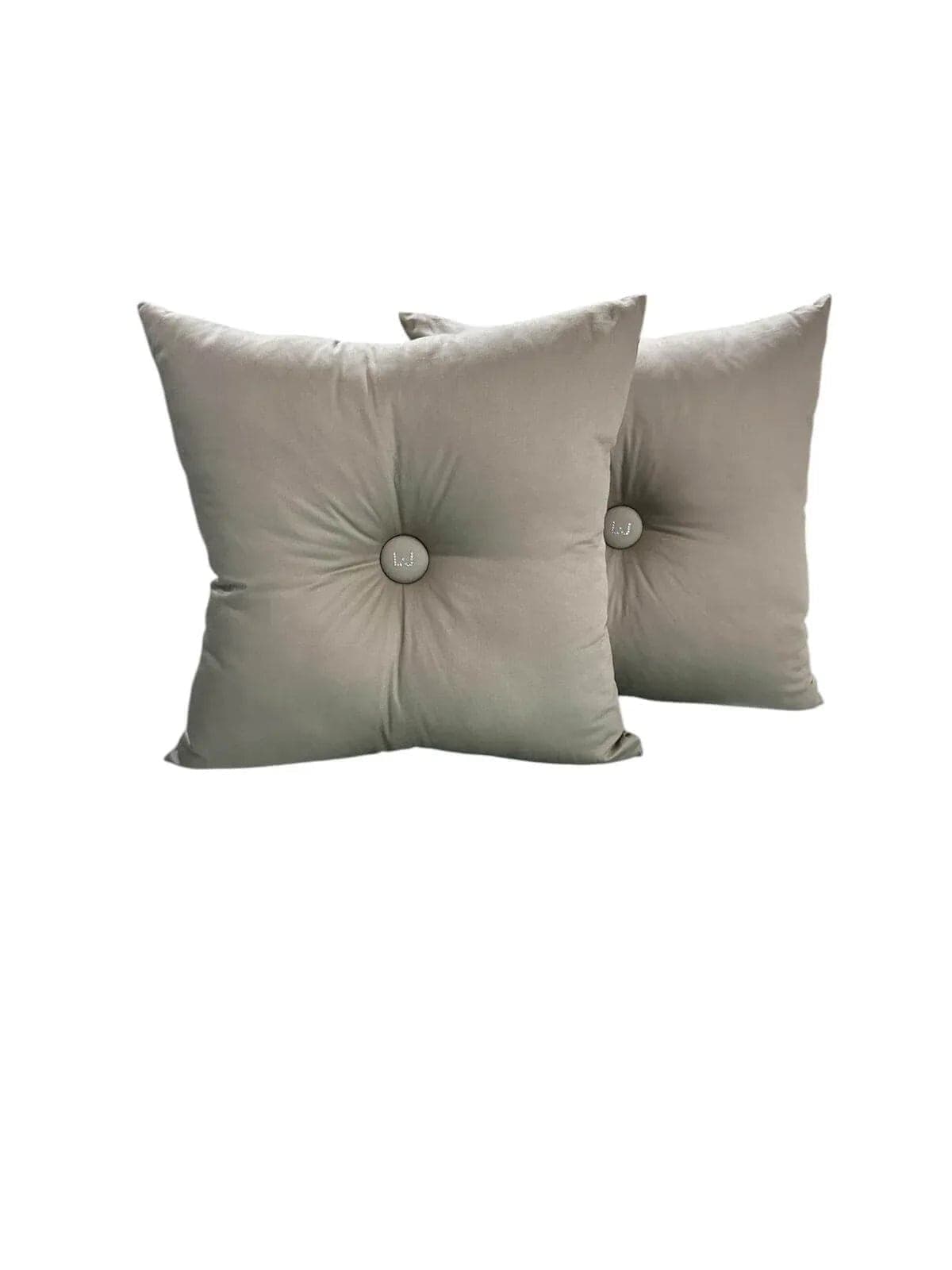 Cuscino Arredo Liu Jo 40x40 Raso di Cotone con Bottone - 21