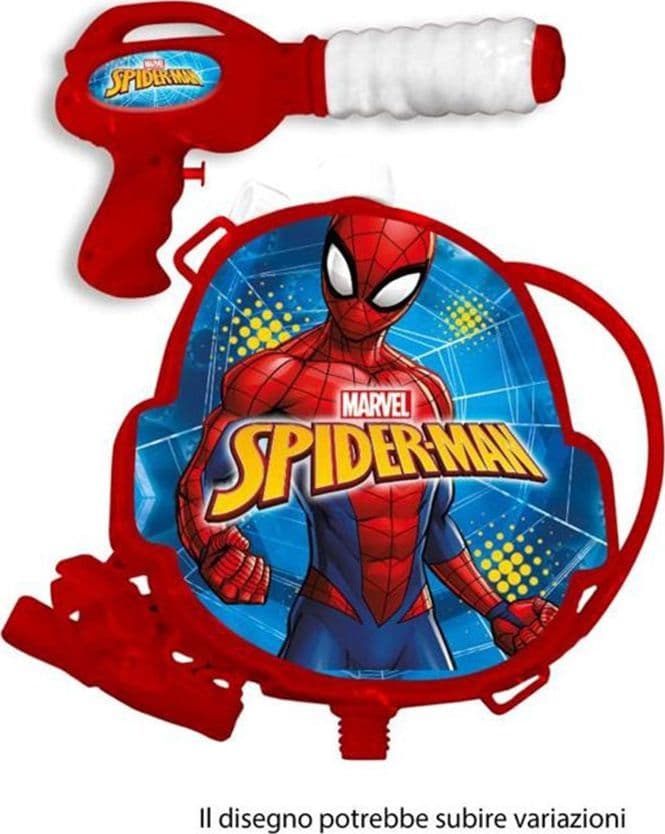 PISTOLA AD ACQUA CON ZAINETTO GRAFICA SPIDERMAN 1200 ML GIOCO BAMBINI ESTATE 205847 - 2
