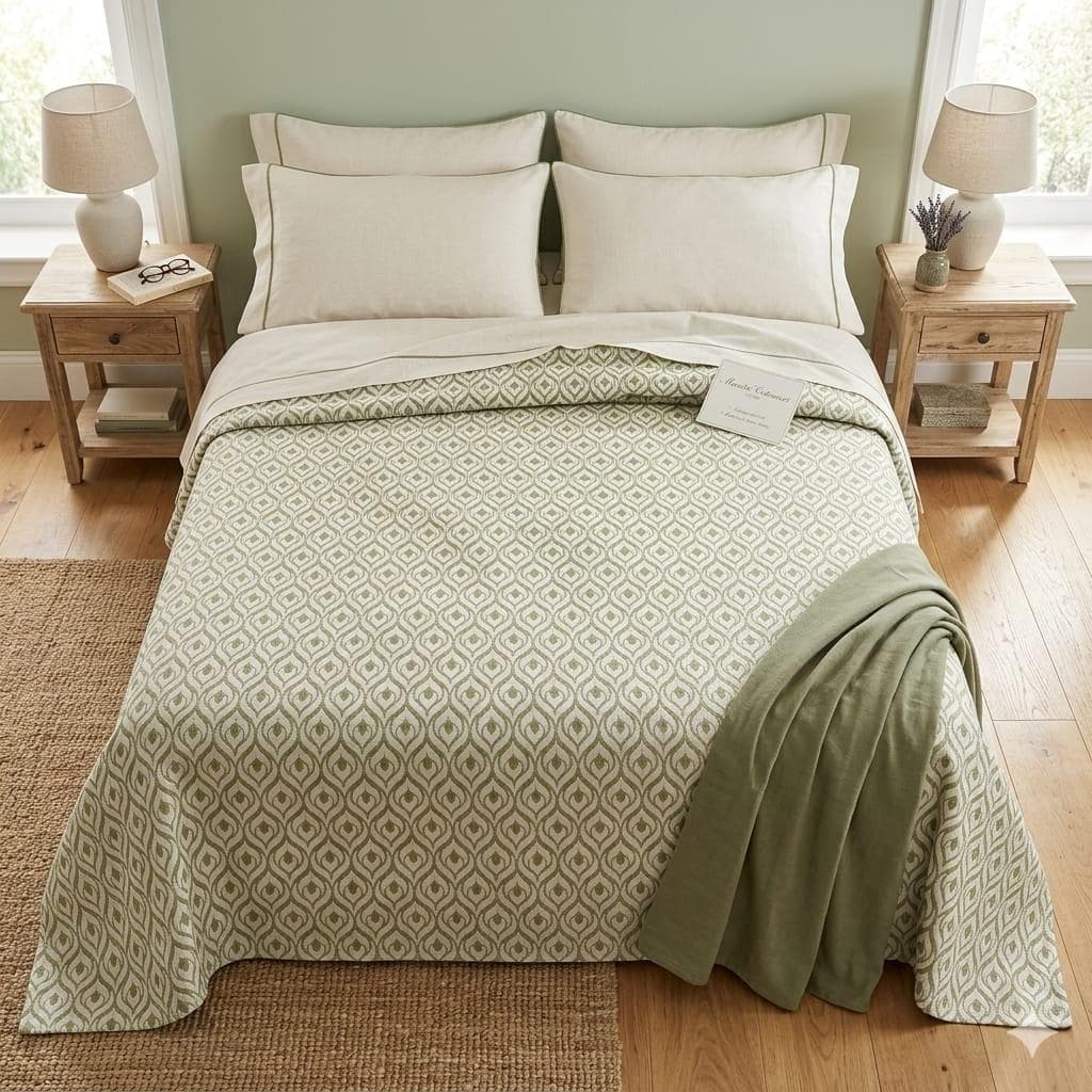 Copriletto Maestri Cotonieri Veria Matrimoniale Jacquard - 8