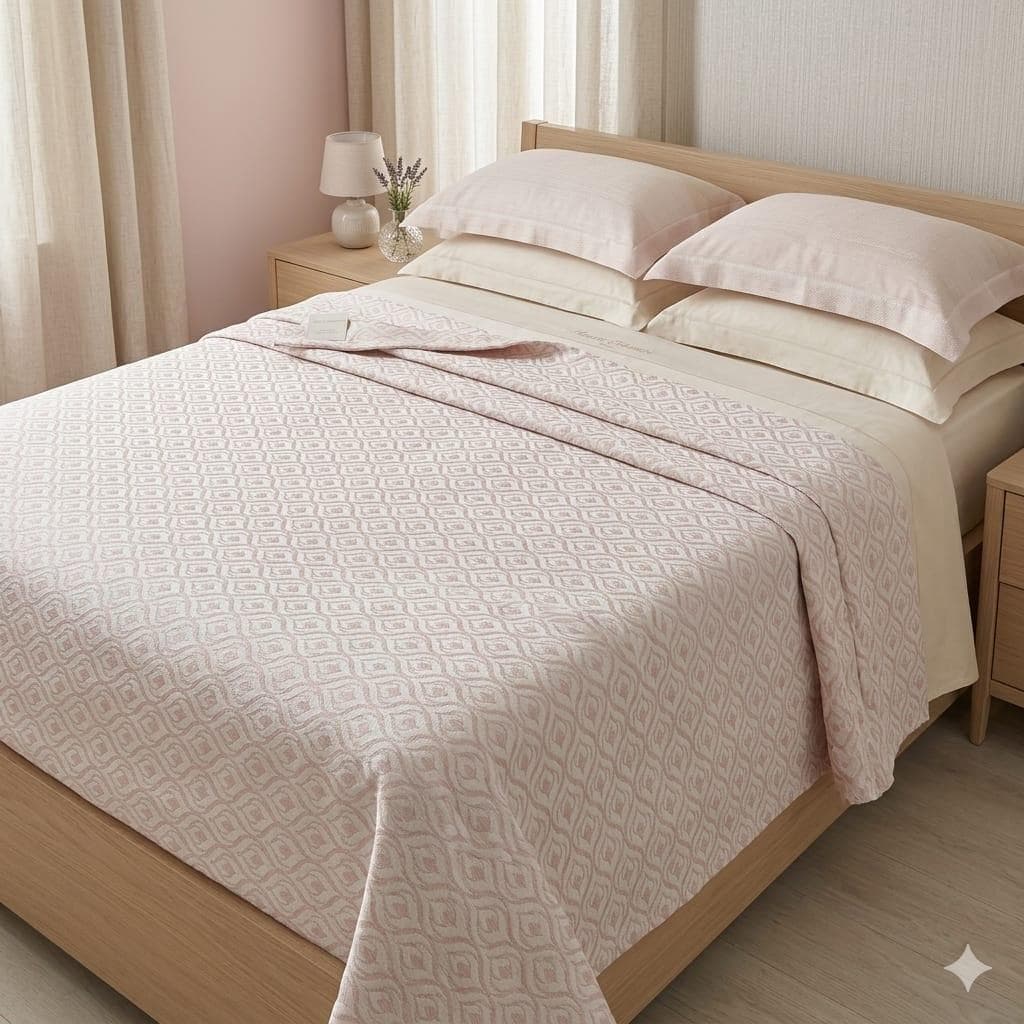 Copriletto Maestri Cotonieri Veria Matrimoniale Jacquard - 5