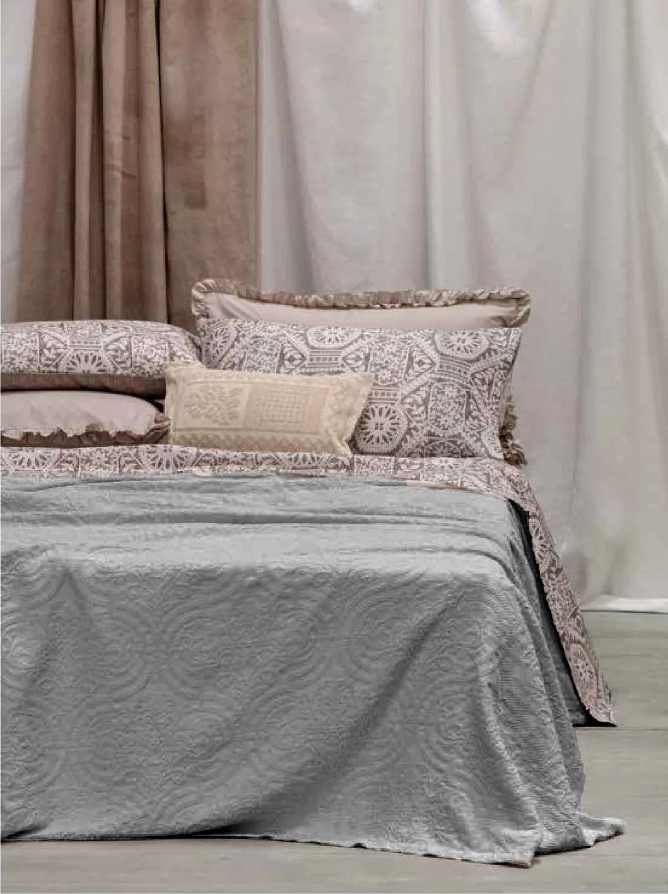 Copriletto Matrimoniale Riviera Delfi in Cotone Jacquard - 3