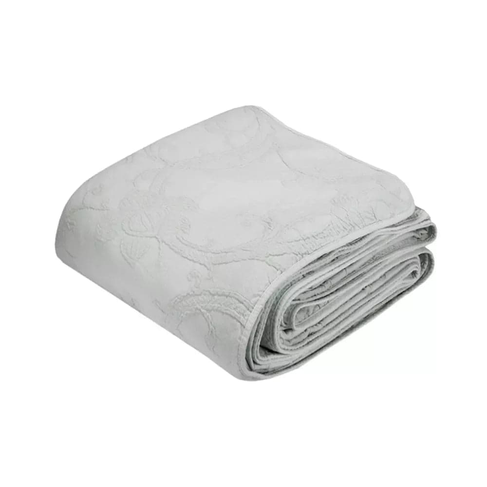 Copriletto Matrimoniale Fiore Tessitura Randi Stone Washed - 10