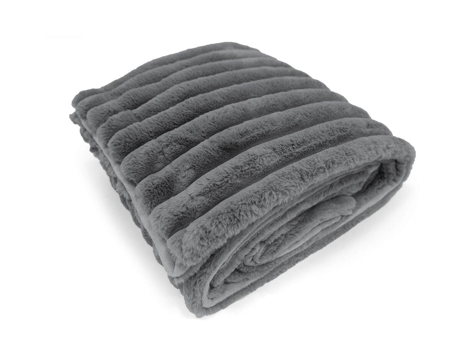 Plaid Daunex Trendy Rigata in Microfibra 200x250 - 3
