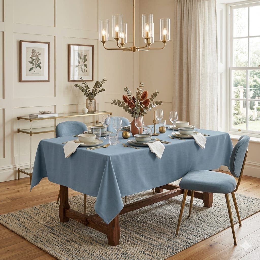 Tovaglia da Tavola Antica Tessitura Italiana Sempre Pulita X6 Poliestere - 21