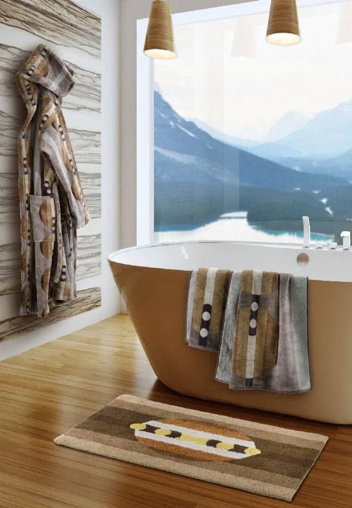 Tappeto Bagno Mirabello Carrara Mykonos 70 x 110 CM 100% Cotone - 2