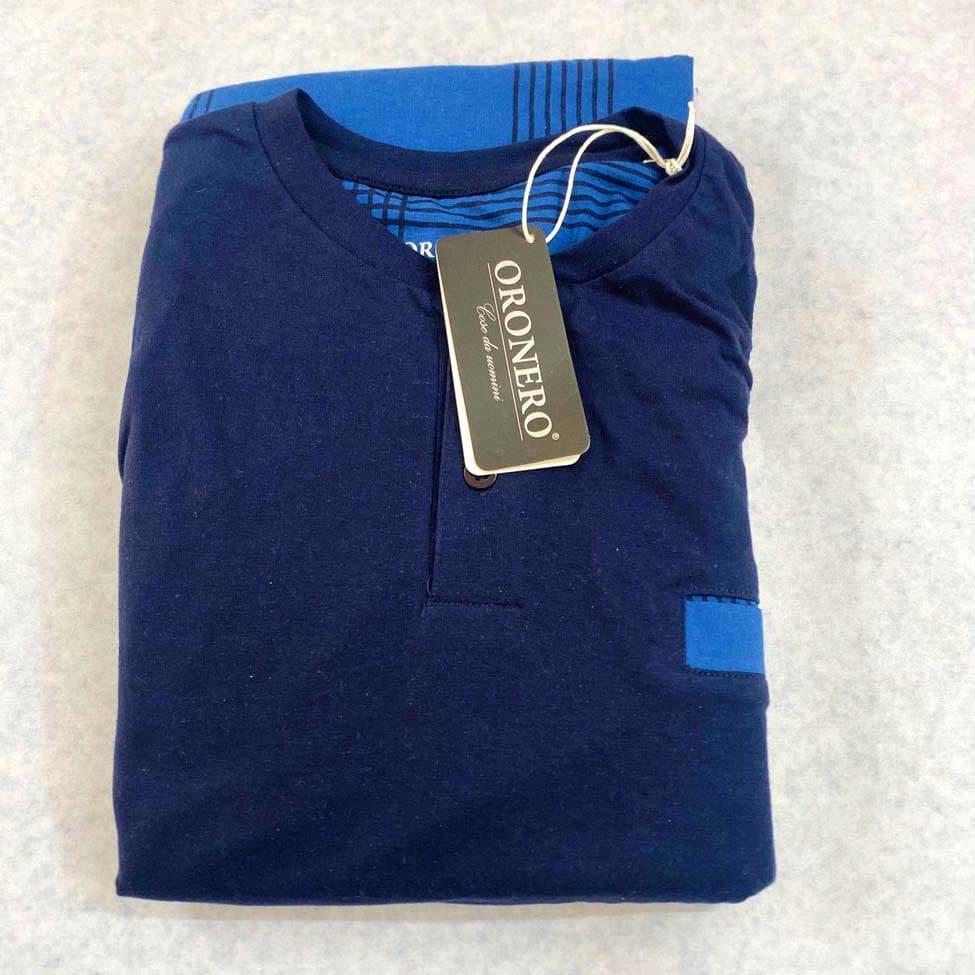 Pigiama Primavera/Estate Uomo Oronero OU1011 M Cotone - 3