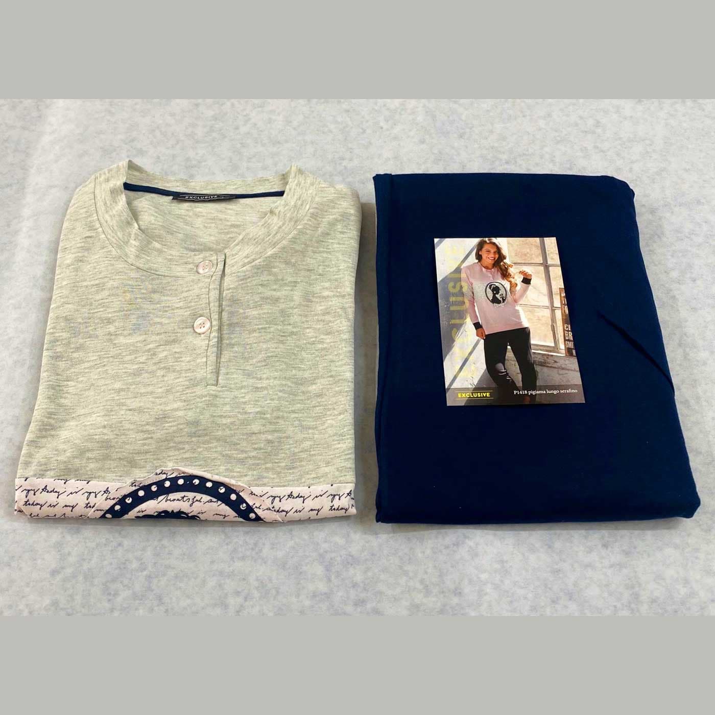 Pigiama Primavera/Estate Donna Exclusive P1418 S Cotone - 4