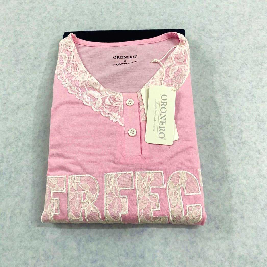 Pigiama Donna Oronero OD133 S Cotone - 2