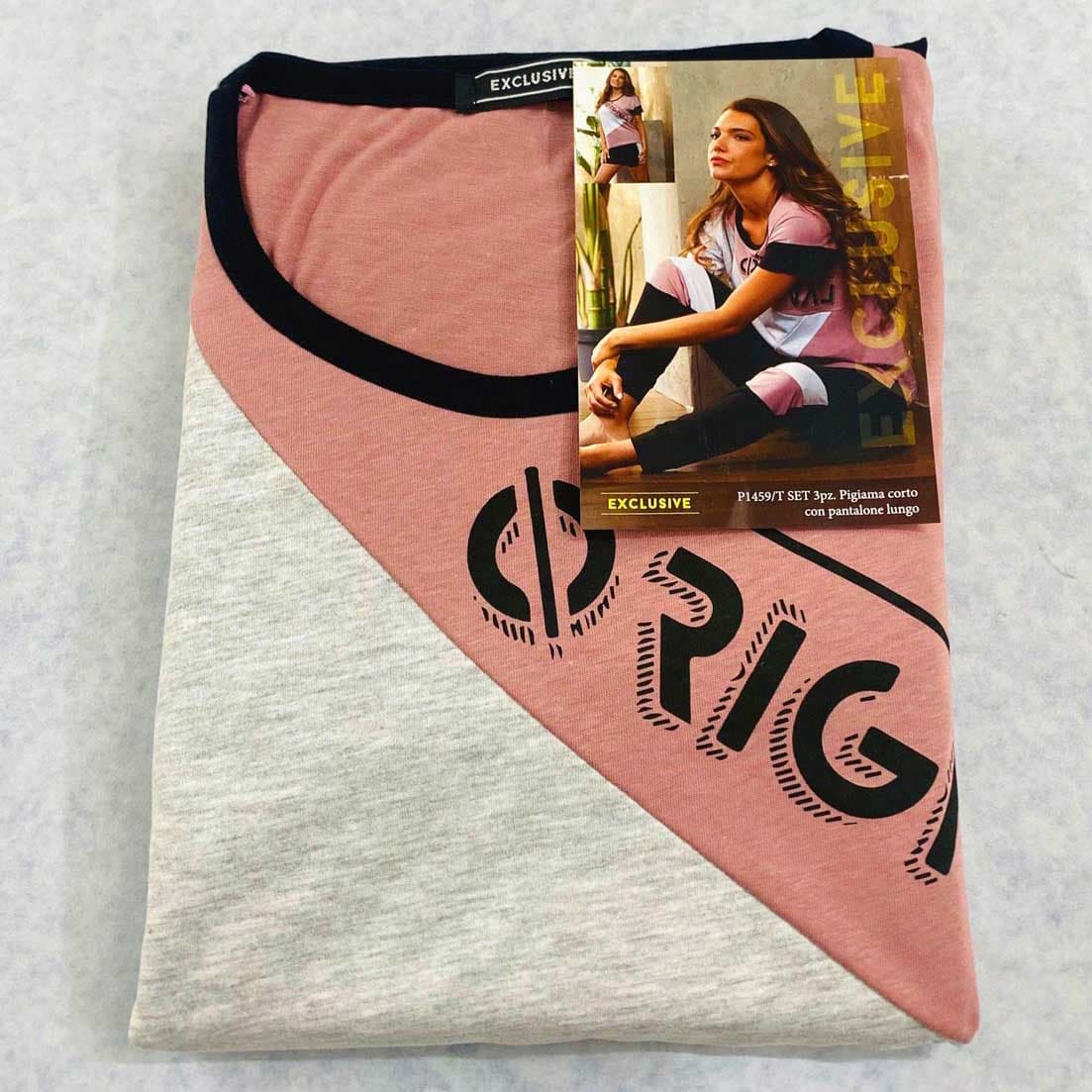 Pigiama Primavera/Estate Donna Exclusive P1459/T M Cotone - 4