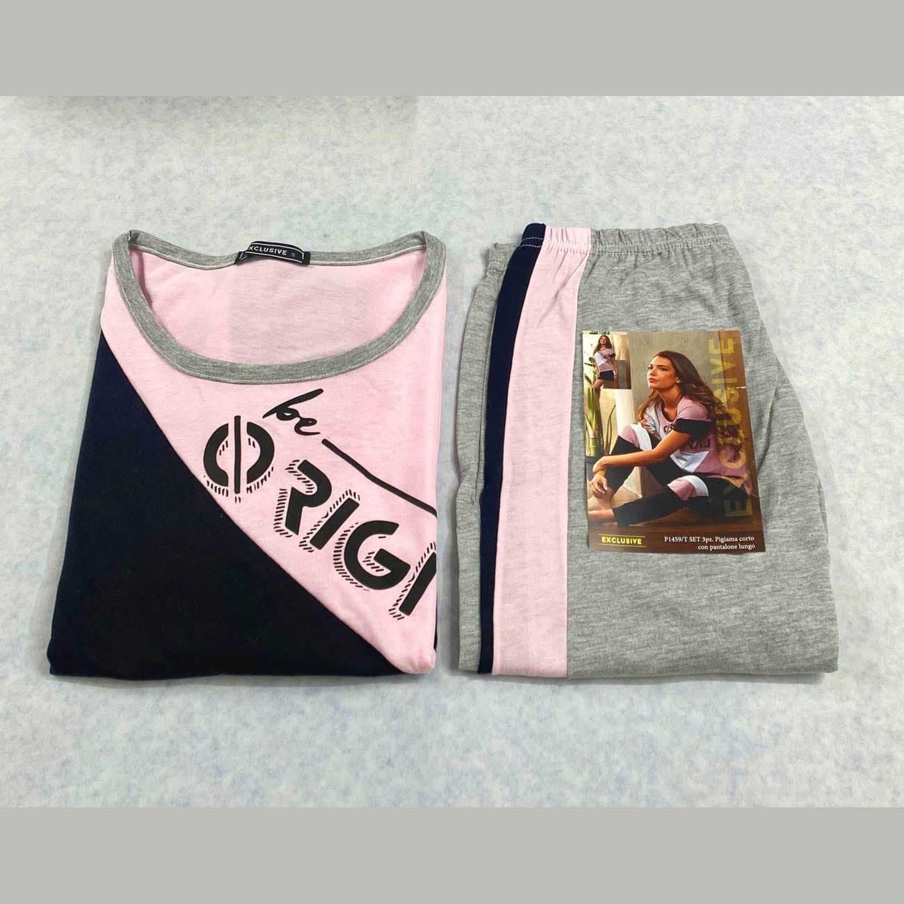 Pigiama Primavera/Estate Donna Exclusive P1459/T M Cotone - 2