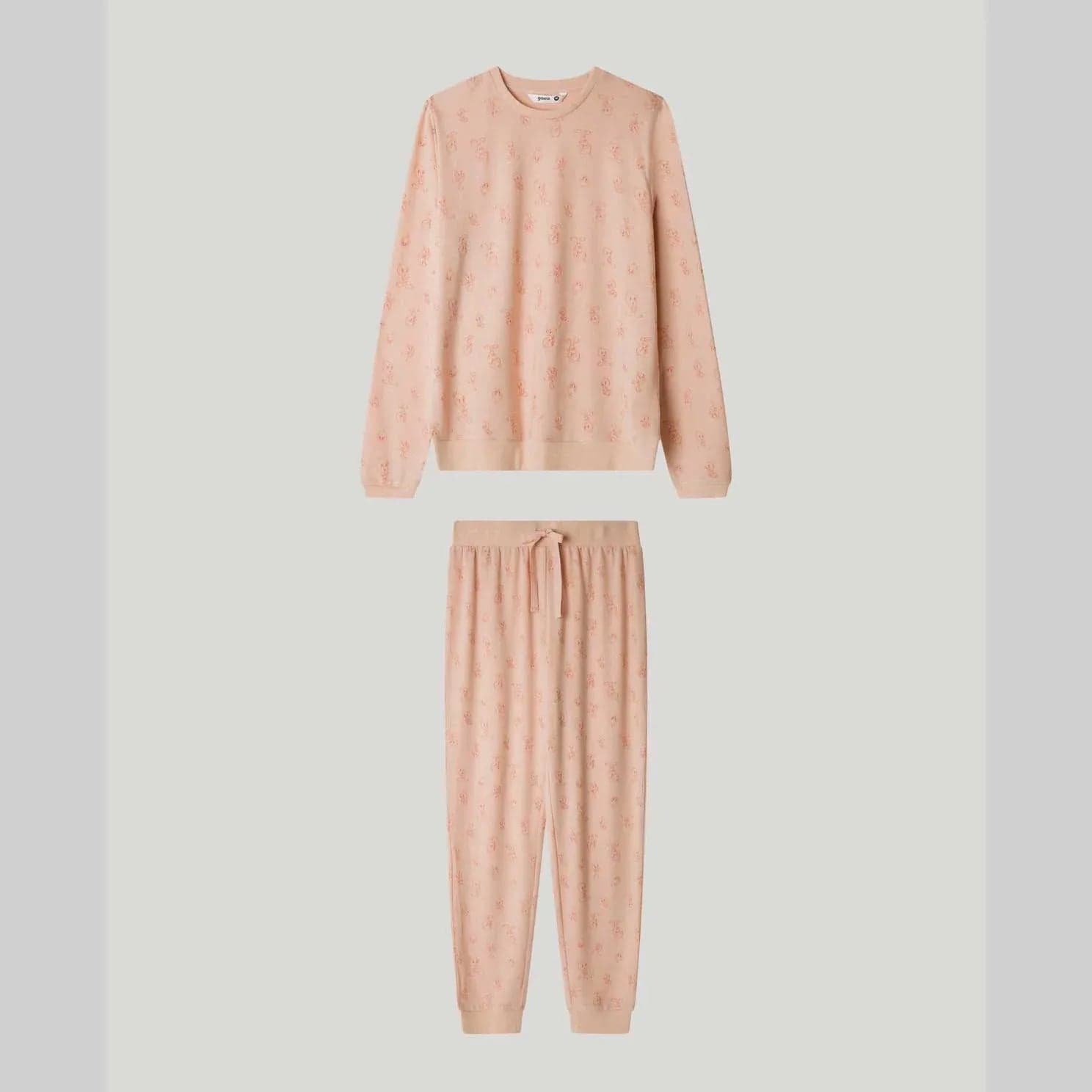 Pigiama Donna Gisela 2/20222S Titti con Maglia a Maniche Lunghe - 2