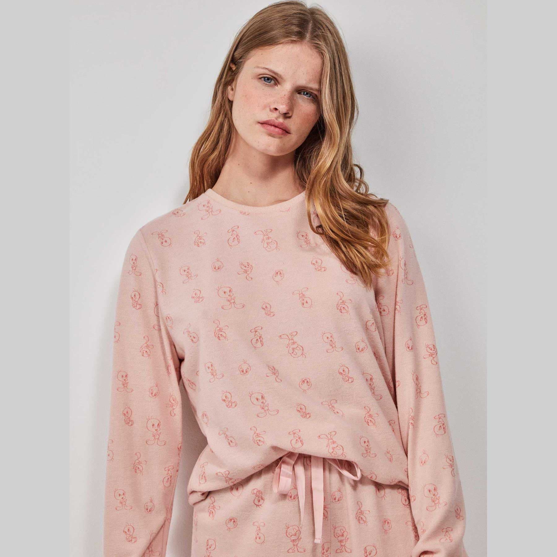 Pigiama Donna Gisela 2/20222S Titti con Maglia a Maniche Lunghe - 5
