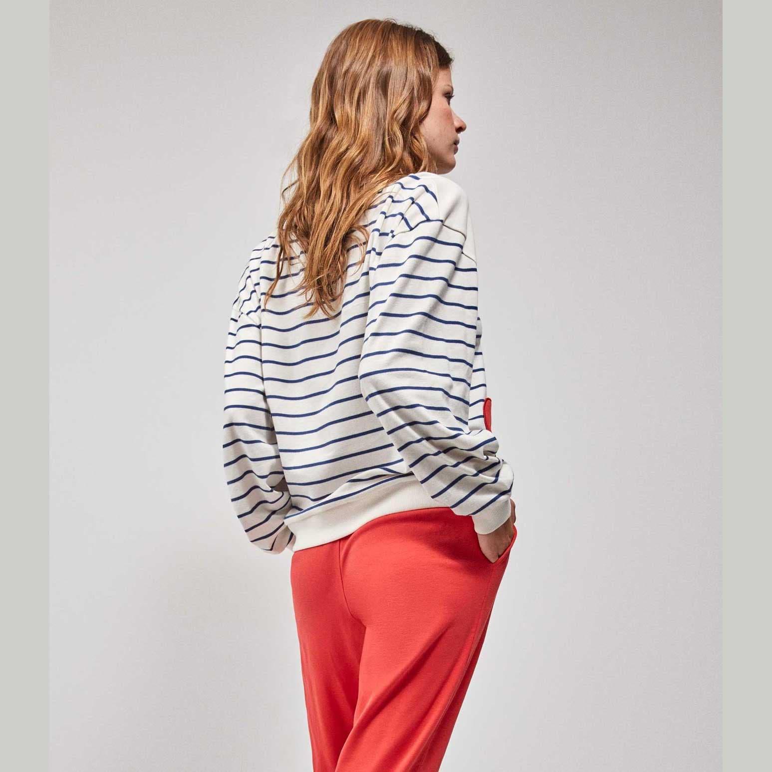 Pigiama Donna Gisela 2/20209S a Righe Marinière in Jersey Interlock - 4
