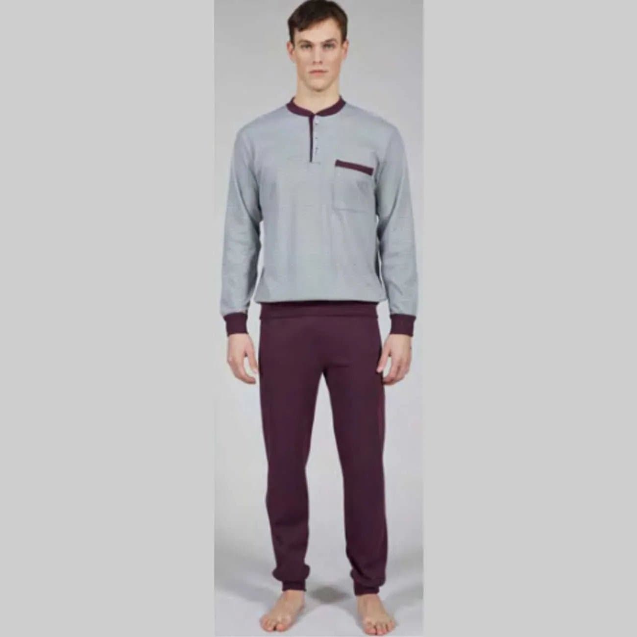 Pigiama Autunno/Inverno Uomo Bipbip 7150 100% Cotone Pettinato - 2