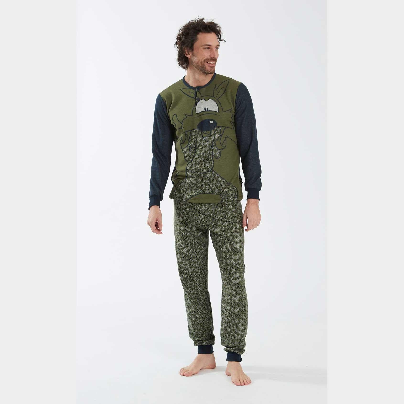 Pigiama Autunno/Inverno Uomo Happy People Rombi