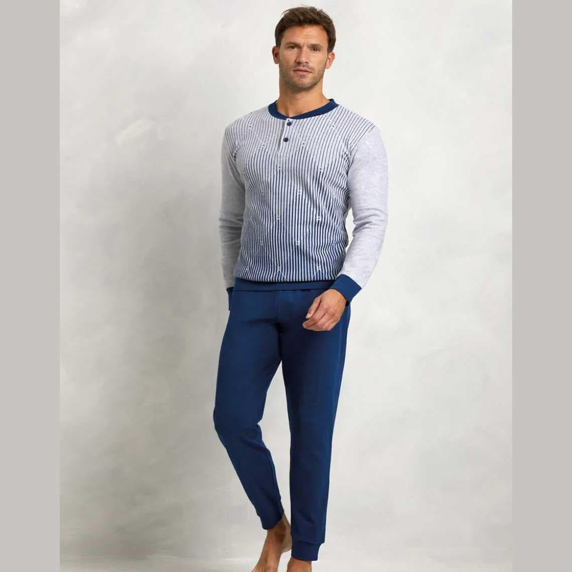 Pigiama Autunno/Inverno Uomo Il Granchio GP2069 Cotone interlock - 6