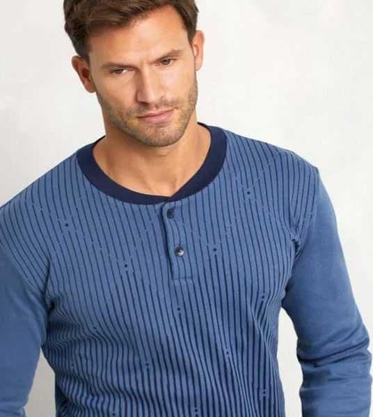 Pigiama Autunno/Inverno Uomo Il Granchio GP2069 Cotone interlock - 7