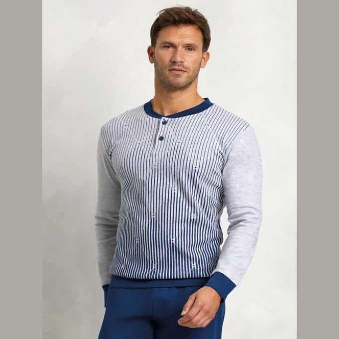 Pigiama Autunno/Inverno Uomo Il Granchio GP2069 Cotone interlock - 2