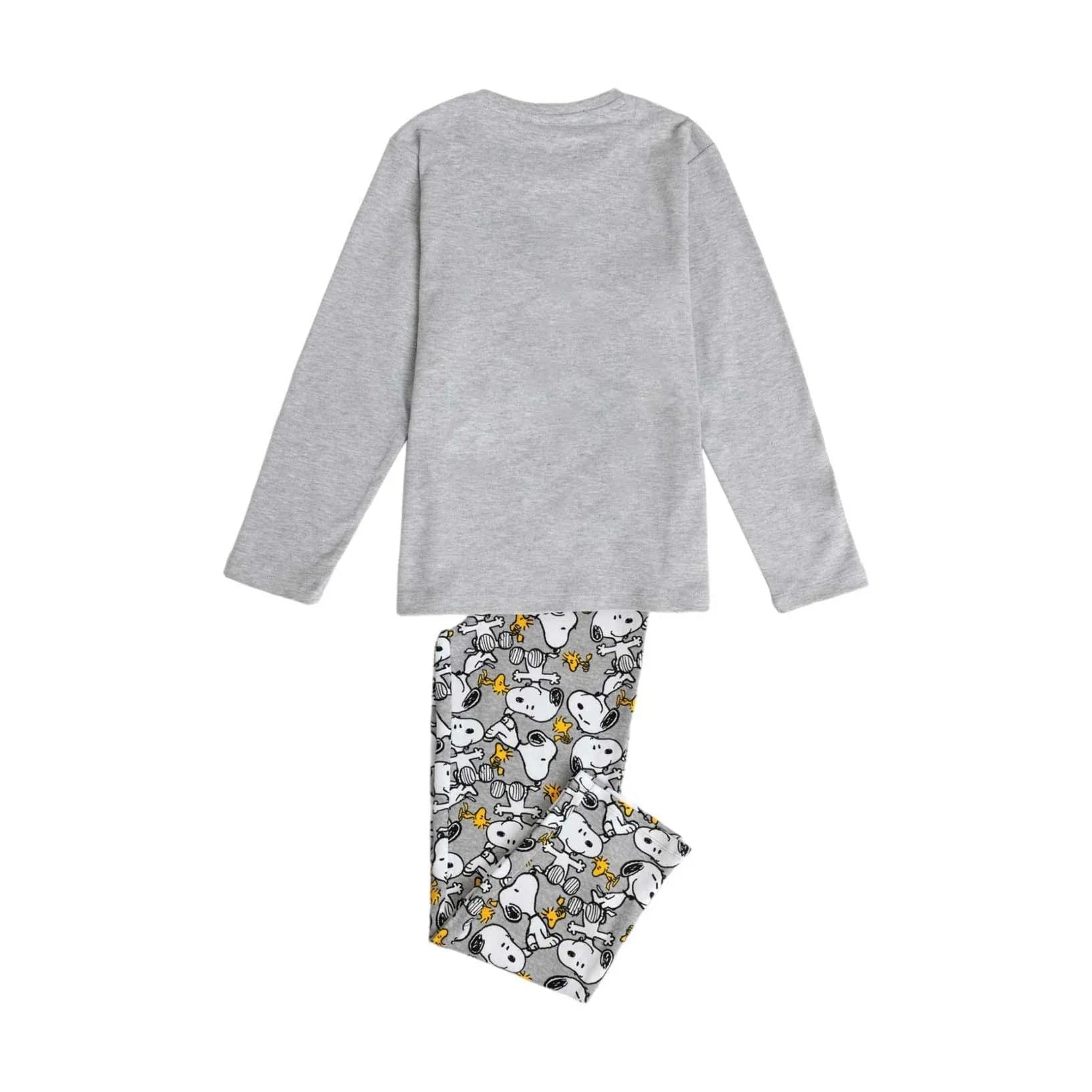 Pigiama Bimba Peanuts 62455 in Caldo Cotone con Manica Lunga e Pantalone Lungo - 4