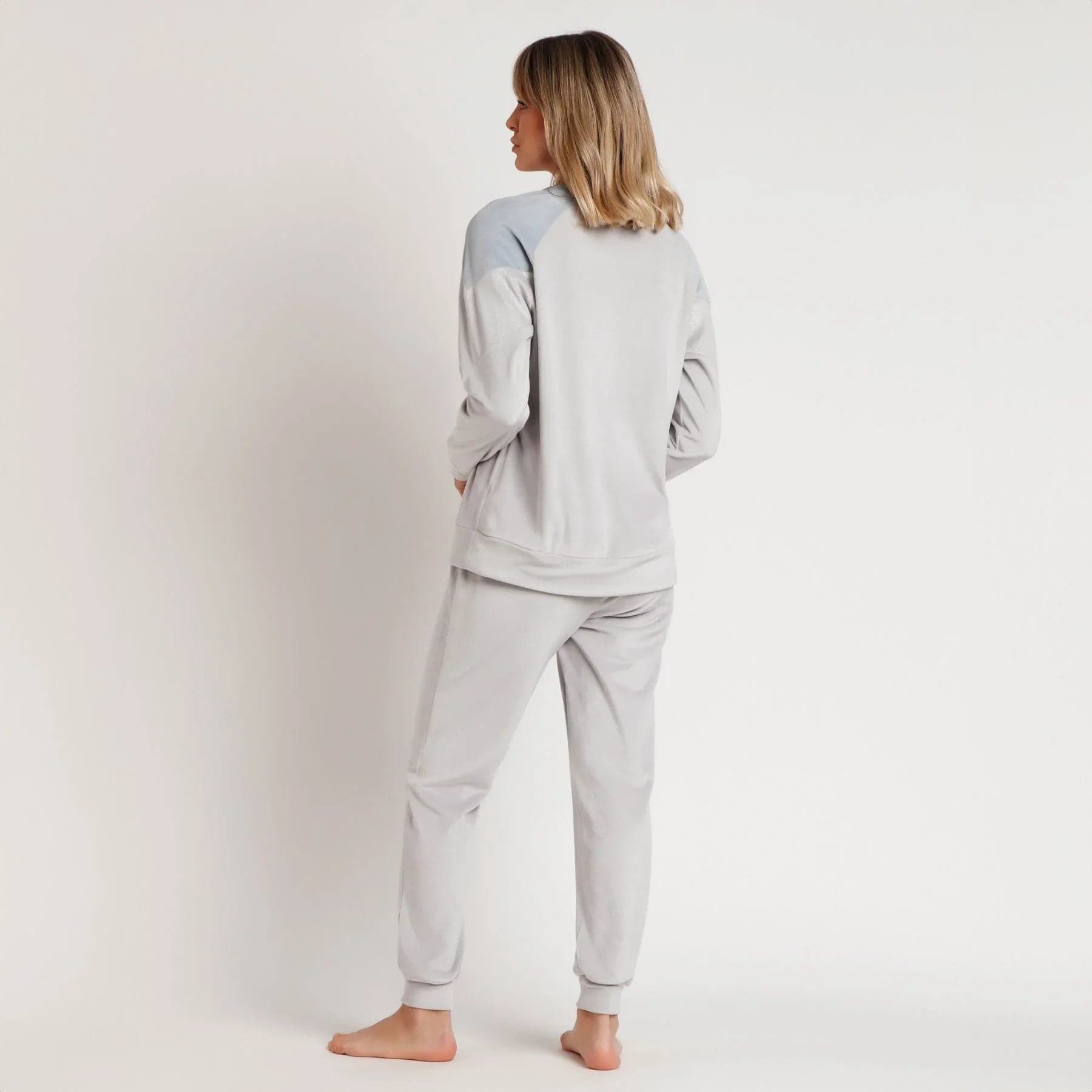 Pigiama Donna Admas 62559 Home Comfort Collection con Maglia Manica Lunga e Pantalone Lungo - 3
