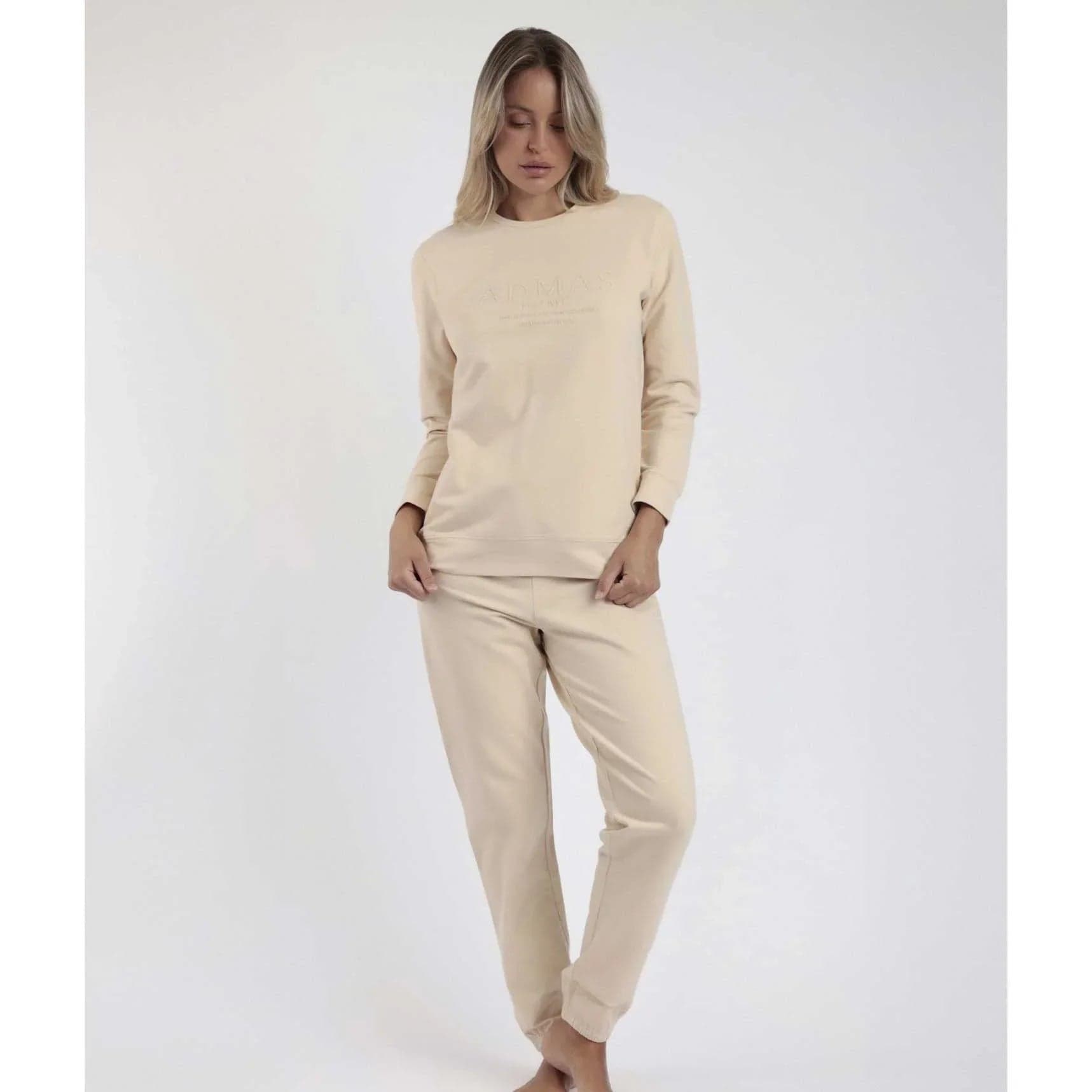Pigiama Donna Admas 62900 Home Comfort Collection in Cotone con Manica Lunga - 6