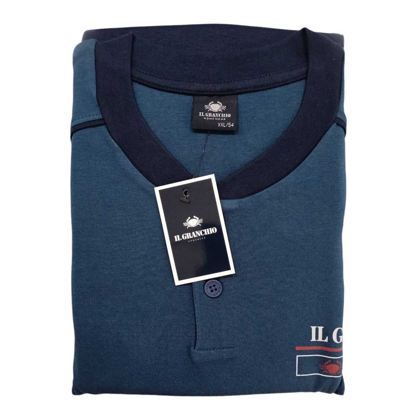 Pigiama Autunno/Inverno Uomo Il Granchio GP2066 48 Cotone interlock - 6