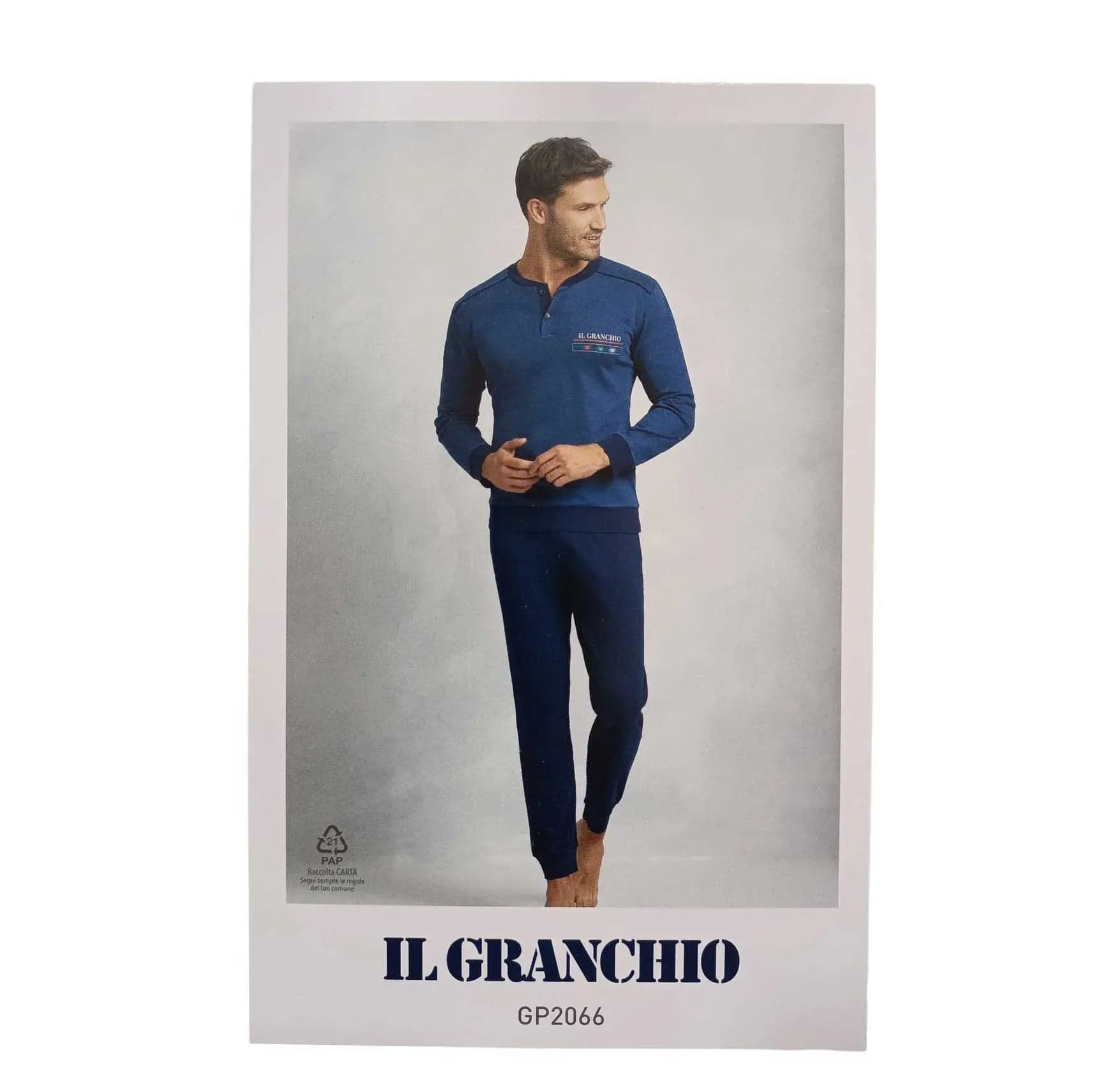 Pigiama Autunno/Inverno Uomo Il Granchio GP2066 48 Cotone interlock - 4