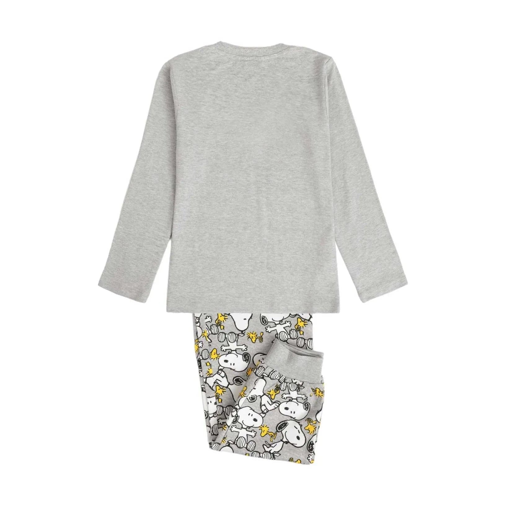 Pigiama Bimbo Peanuts 62458 in Caldo Cotone con Manica Lunga e Pantalone Lungo - 4