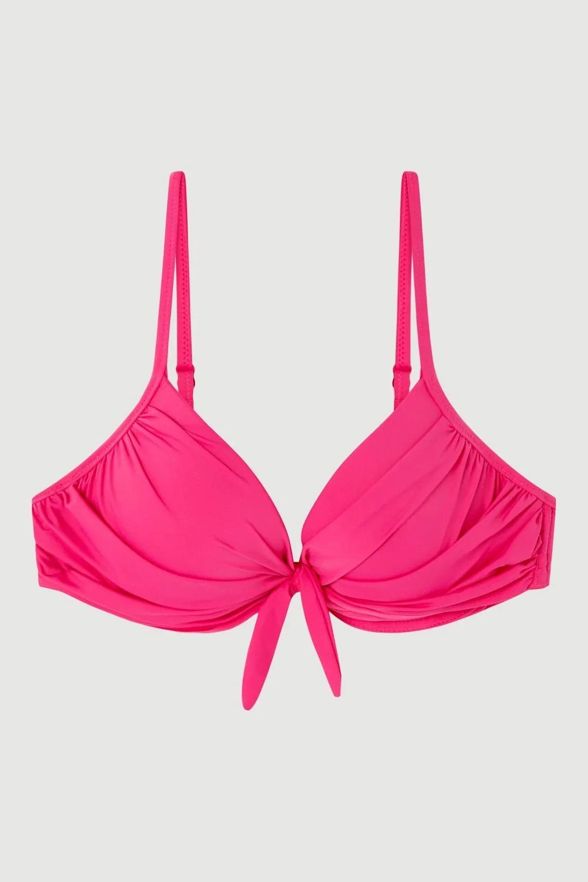 Bikini Donna Gisela Fucsia con Top Push Up e Slip Brasiliano a V - 6
