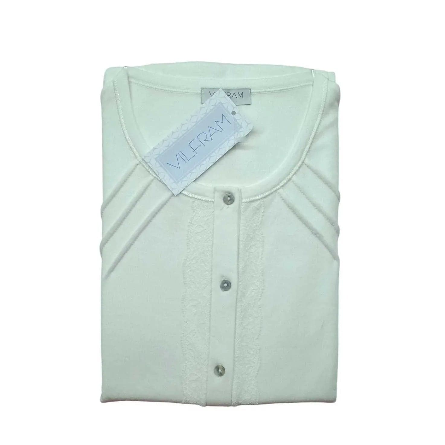 Pigiama Autunno/Inverno Donna Vilfram Interlock aperto 100% Cotone - 4