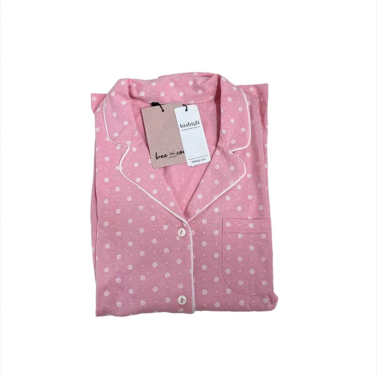 Pigiama Donna Bisbigli BO774378 Bee Cool Autunno/Inverno Aperto 100% Cotone - 4