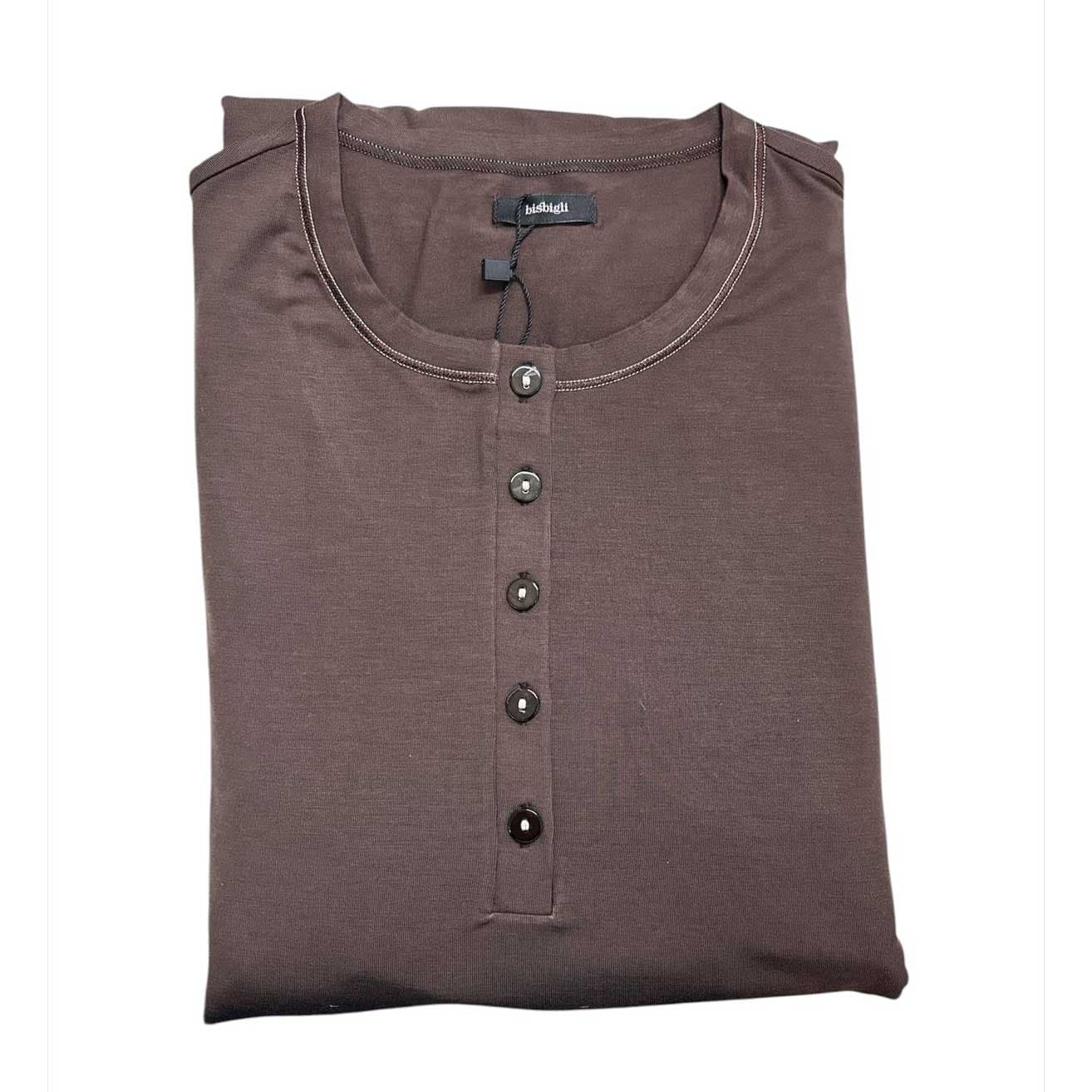 Pigiama Donna Autunno/Inverno Bisbigli BQ203627 – Serafino in Jersey Modal Manica e Pantalone Lungo - 2