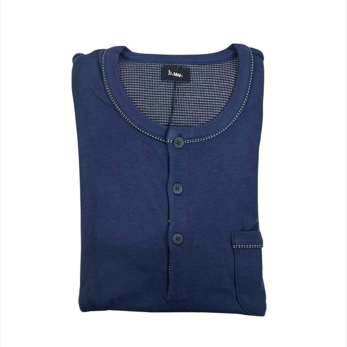 Pigiama Donna Autunno/Inverno Bisbigli BQ203627 – Serafino in Jersey Modal Manica e Pantalone Lungo - 3