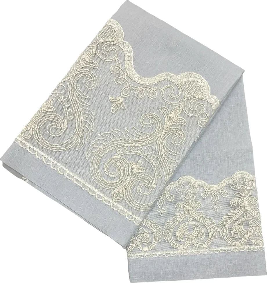 Set Asciugamani Opera Prima Lilibet  100% Lino - 8