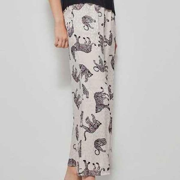 Pantalone Largo Gisela Stampato - 3
