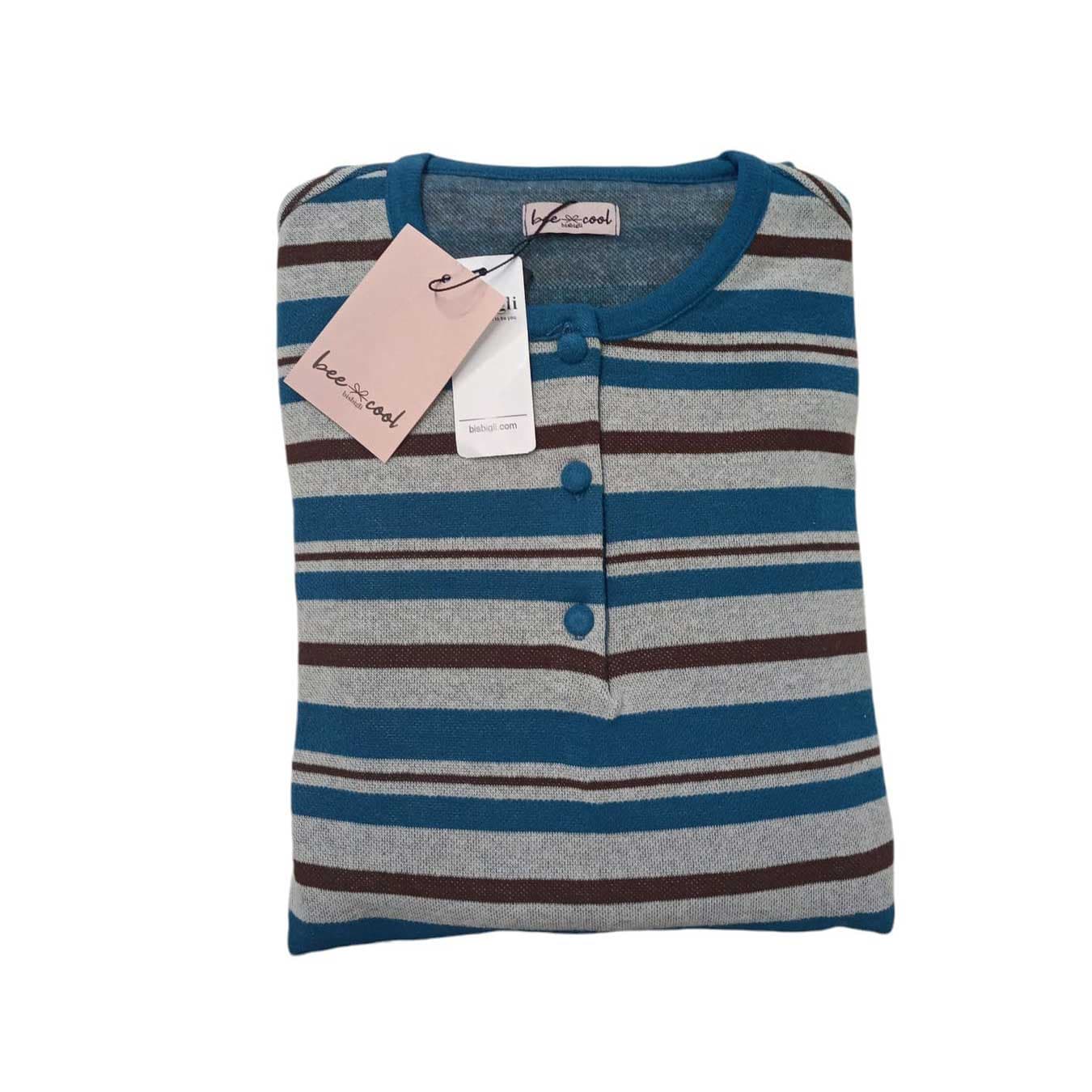 Pigiama Donna Bisbigli BO377761 Bee Cool Autunno/Inverno Serafino - 2