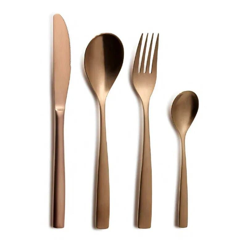 Set Posate Rosentable 6325 Rame in Acciaio – Bauletto 24 Pezzi - 2