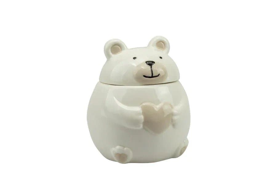 2 Pezzi Orso con candela profumata Porcellana Harmony - 2