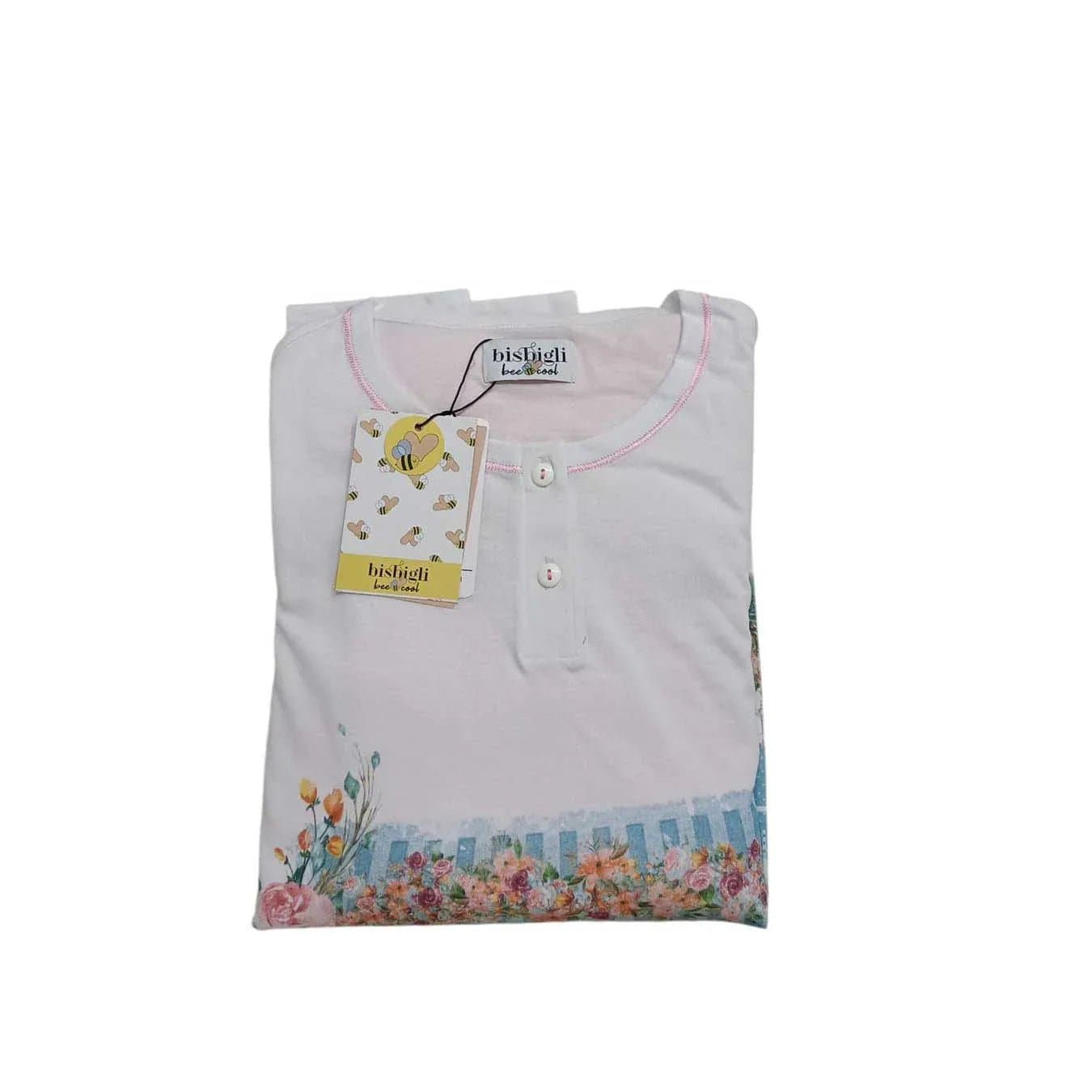 Pigiama Donna Autunno/Inverno Bisbigli BN171325 Bee Cool – Serafino Manica e Pantalone Lungo - 2