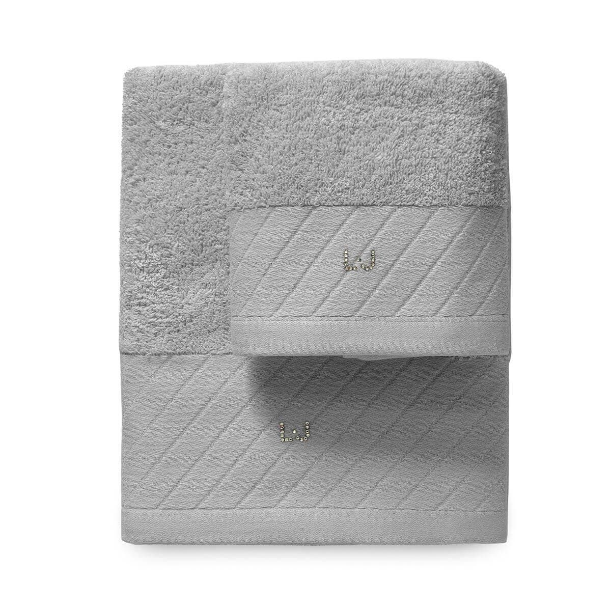 Set Asciugamani Liu Jo Diagonal  Spugna di Cotone - 11